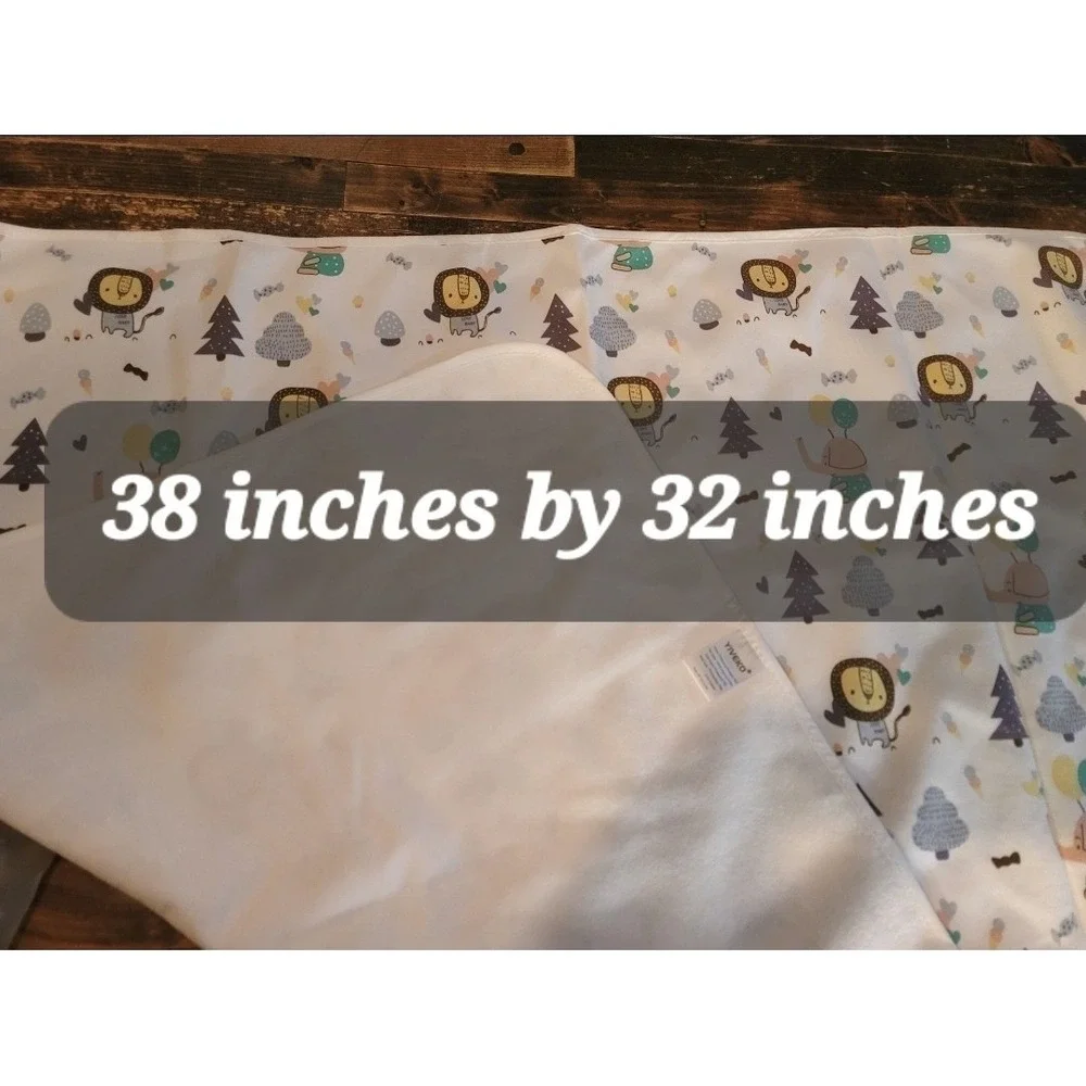 2 Waterproof Baby Pads Organic Cotton Crib Mattress Protector Soft Absorbent New